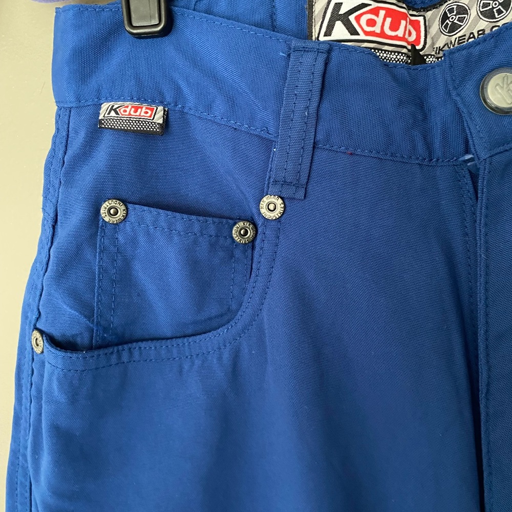 KIKWEAR KDUB Y2K Vintage Blue Baggy Wide Leg Landing Parachute Jnco Inspired 28 - Picture 6 of 12